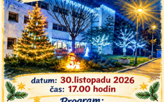 Pozvánka na rozsvícení Vánočního stromu v SSML v pondělí 30.11.2026 od 17:00 hodin